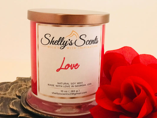 10oz Love Natural Soy Candle