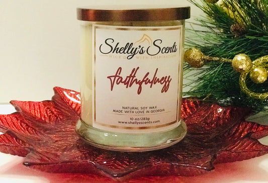 10oz Faithfulness Natural Soy Candle